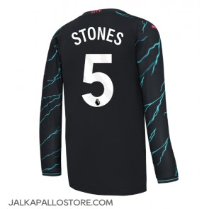 Manchester City John Stones #5 Kolmaspaita 2023-24 Pitkähihainen
